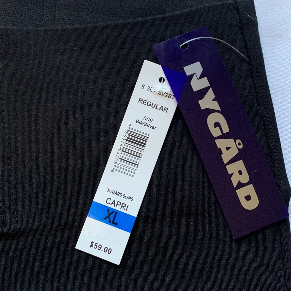 Peter Nygard Black Slims Pants - Picture 9 of 10